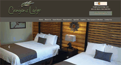 Desktop Screenshot of canyonslodge.com